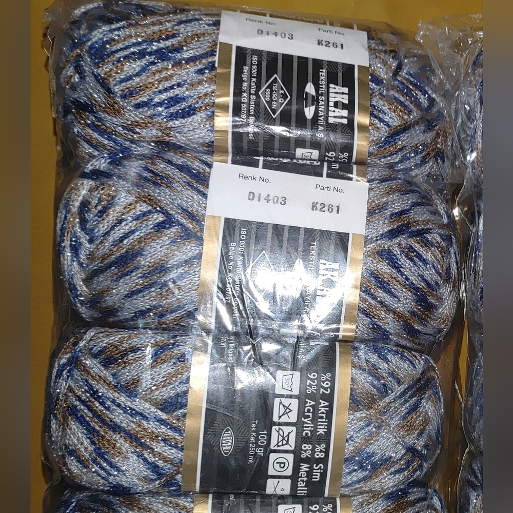 Kartopu Ak-Simli Yarn